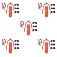 thumbnail image 2 of Sonducket Juego de amortiguadores de vibraciones para patinete eléctrico, amortiguador de barro, soporte de guardabarros, kit de cubierta de panel, rojo Type2 NO2 Sonducket CBP152958, 2 of 6