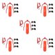 thumbnail image 3 of Wosthever Piezas de patinete eléctrico para M365/Pro, varias piezas de repuesto para reparación, accesorios, bloqueo, guardabarros, pegatinas de Type2 NO2 Wosthever CBP152958, 3 of 6
