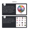 thumbnail image 4 of Bearachild Globos de matrimonio 18 pulgadas Decoración de la casa Confeti Fiestas Ajuste Creativo Seguro Fiesta de cumpleaños Decoración Decoración Kits de decoración para fiestas A Bearachild HA060630-01, 4 of 6