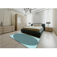 thumbnail image 5 of Ahgly Company Machine Washable Indoor Rectangle Transitional Medium Teal Green Area Rugs, 5' x 8', 5 of 7