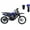 Blue, variant on RPS Viper Gas 150cc Dirt Bike, Black