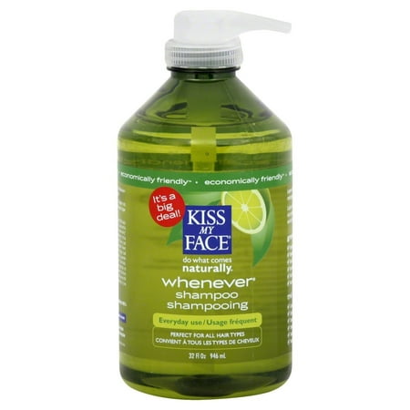 Kiss My Face Whenever Shampoo, Green Tea and Lime, 32 Fl
