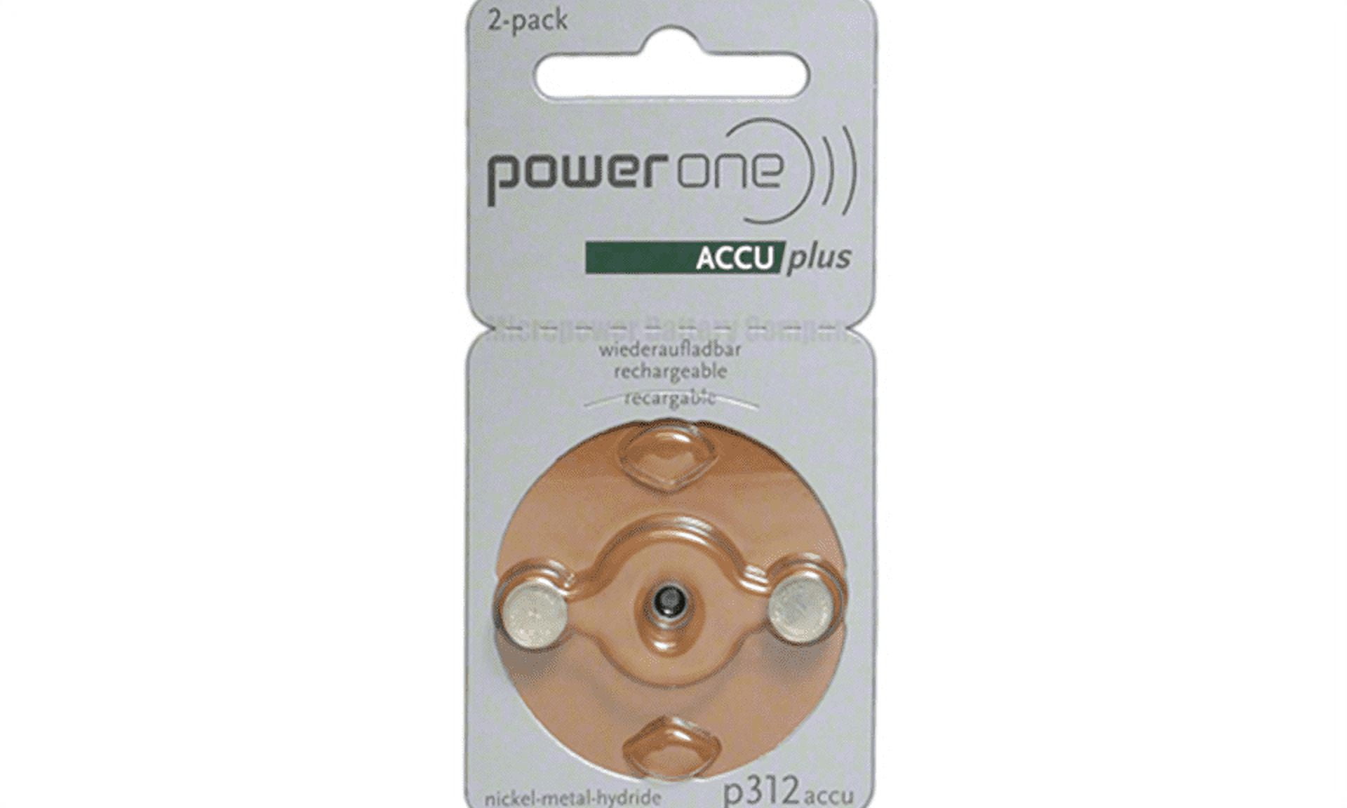 Power-One Hearing Aid Battery, Zinc Air, Long Lasting, Size