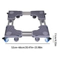ZHAO Refrigerator Stand With Wheels 8 Legs Appliance Mover Base With 4