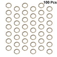 thumbnail image 3 of 100PCS Round Keychain Rings Metal Split Key Rings for DIY Craft Home Car Keys Holder, 3 of 8