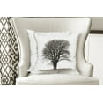 thumbnail image 4 of Ambesonne Grey Throw Pillow Cover 2 Pack, Fall Tree Monochrome Art, 20", Beige Black, 4 of 6