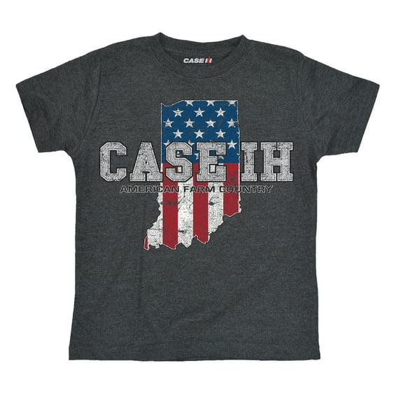 Case IH Country Patriotic IN - CASE IH Youth Short Sleeve Graphic T-Shirt