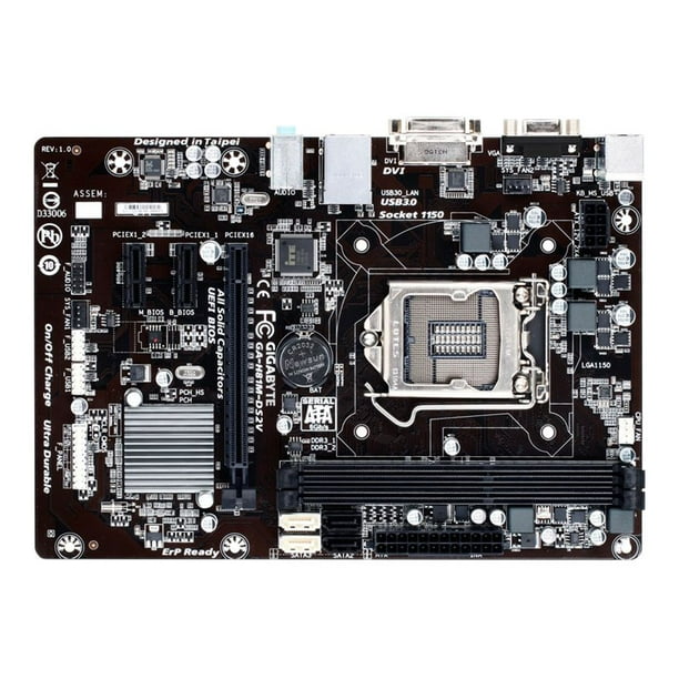 Gigabyte Ga H81m Ds2v 1 0 Motherboard Micro Atx Lga1150 Socket H81 Usb 3 0 Gigabit Lan Onboard Graphics Cpu Required Hd Audio 8 Channel Walmart Com Walmart Com