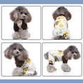 thumbnail image 4 of Pyjama pour Petits Chiens Combinaison Douce pour Chiot Combinaison pour Chat Vêtements Confortables pour Animaux (Bee)), 4 of 6