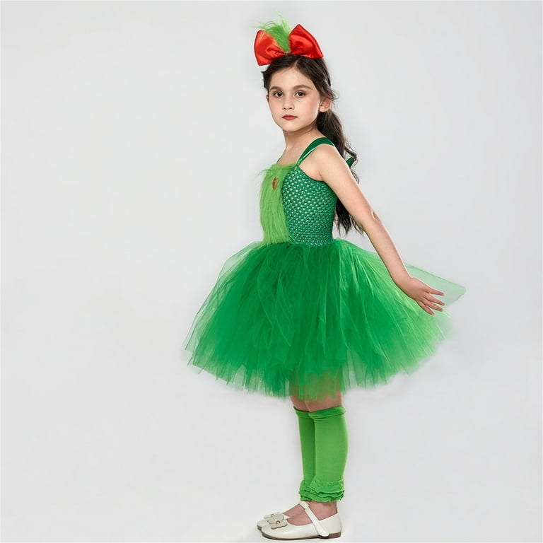 Tutu Grinch Christmas Dress Gomind For Girl Christmas Grinch