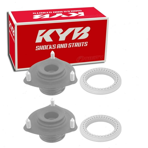 2 pc Front Suspension Strut Mount Kits compatible with Honda Civic 2012-2015