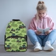 thumbnail image 2 of Uorisanigo 17 Inch Green Tractor School Backpack for Kids Children 8-12 Year Kindergarten Preschool Elementary School Bag Casual Daypack Travel Rucksack Multifunctional Lightweight, 2 of 7