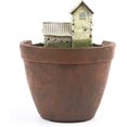 thumbnail image 2 of Plantas creativas, maceta de flores, flores, plantas artificiales, alimentos de bricolaje decorados con mini jardín de cadera y casa dulce para decoración de vacaciones y regalo Afortunado Sencillez, 2 of 5