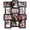Black, variant on 12 Opening Collage Picture Frame Holds Twelve 4x6 Inch Photos, Horizontal & Vertical Wall Mount Gallery Photo Frame for Home Wall Decor, Black