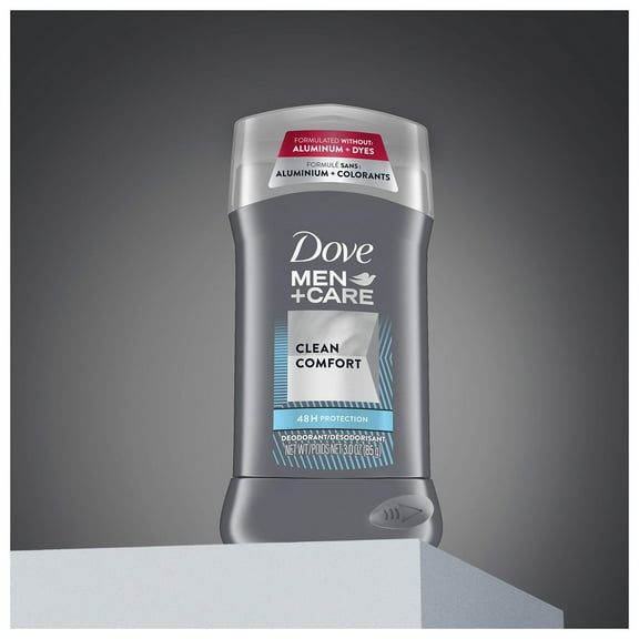 Dove Men Care Long Lasting Antiperspirant Deodorant Stick, Clean Comfort, 3 oz (4 Pack)