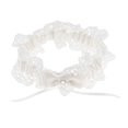 thumbnail image 2 of Liga de encaje nupcial Colcomx Boda Novia Beige Flor Crystal Bowknot Blanco, 2 of 6
