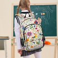thumbnail image 7 of FORMRS Unisex School Backpack 17" Student Travel Bag with Laptop Compartment, Purple Cartoon Animals, 7 of 7