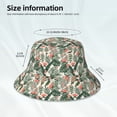 thumbnail image 3 of Xecao Palm Trees and Tropical Print Men and Women Night Reflective Hat Runner Cap Visor Bucket Hat Boonie Cap, 3 of 6