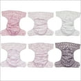 thumbnail image 4 of Simple Being Microfibre Pocket Cloth Baby Diaper, Purple, 6 Pack, 4 of 6