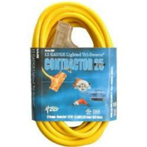 Tripple Lt End 25 Ft 10.67 Yellow Sjtw