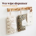 thumbnail image 6 of Floral Quilted Baby Wipe Holder - Portable Diaper Pouch for Stroller, Travel & Daily Use, 6 of 7