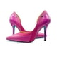 thumbnail image 4 of Zapatilla Stiletto Fiusha Combinación Piel y Charol PIKIKI fucsia 26.5 PIKIKI 2745, 4 of 4