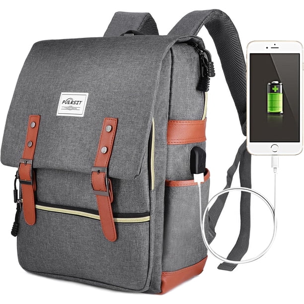 Laptop Backpack for Women, Work Backpack for Laptop 15.6 Inch Men, Water-Resistant Backpack for School, Office, Business with USB Charging Port
