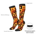 thumbnail image 4 of Naloa Halloween Banner Symbols Thigh High Socks Extra Long Stretchy Sock Women Over Knee High Opaque Stocking Daily Wear, 4 of 6