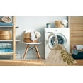 thumbnail image 2 of Ahgly Company Machine Washable Indoor Square Transitional Yellow Area Rugs, 3' Square, 2 of 7