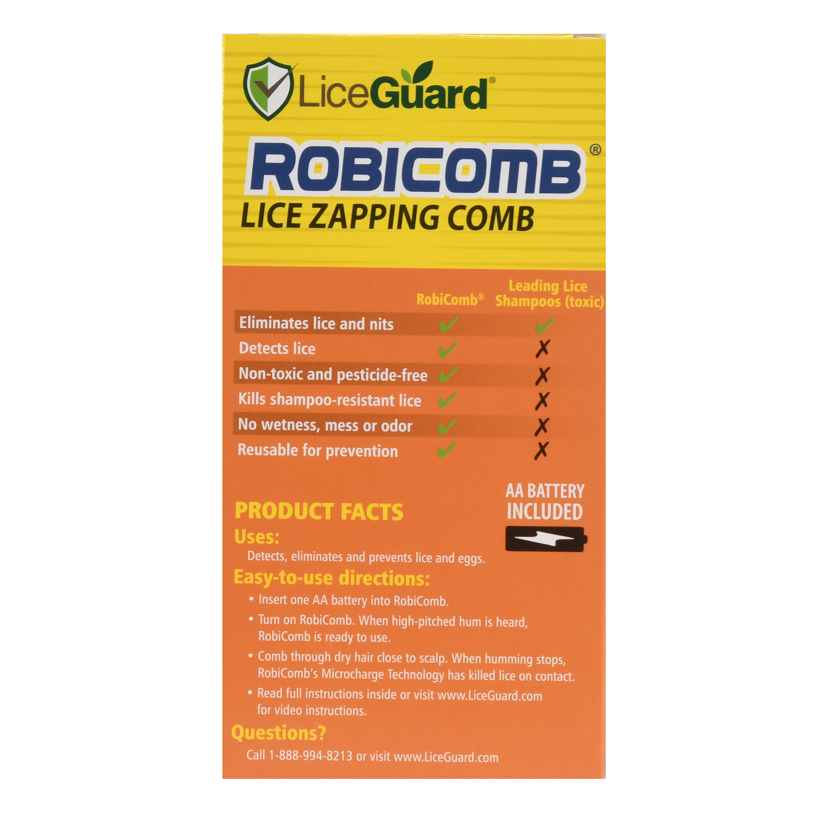 LiceGuard RobiComb Lice Zapping Comb - image 2 of 7