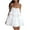 White, variant on Kaemgyyd Sundresses for Women Ruffle Layered Mini Flowy Dress Sleeveless Spaghetti Strap Backless Short Beach Dresses