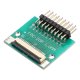 thumbnail image 1 of Placa de conector FFC FPC Uxcell de 18 pines, adaptador de pines doblados de doble fila de 1 mm a 2.54 mm, placa convertidora PCB para TV LCD, cámara digital, laptop, 1 of 5
