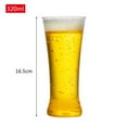 thumbnail image 3 of Host Beer Glass  Freezer Gel Chiller Double Wall Plastic Frozen Pint Glass, 3 of 5