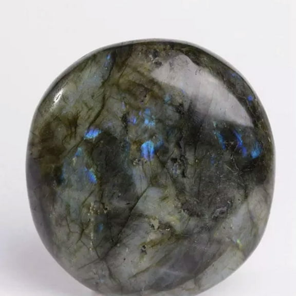 EOEMY 20-70mm Natural Labradorite Moonstone Quartz Polished Crystal Stone Rock Healing-6-7Cm-10Pcs