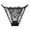 Black, variant on Elegant Lace Panties for Women Seamless Thin Strap Sheer Comfort Underwear Black XL
