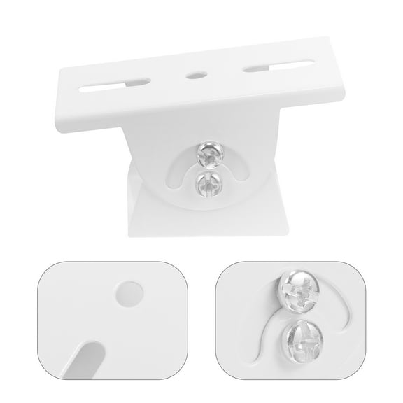 MERRYHAPY White Metal Camera Wall Mount Bracket, Easy Installation, and Versatile Security Camera Holder
