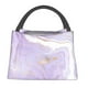 thumbnail image 1 of Fotbe Lavender Glitter Foil Stripes Bolsa Térmica Portátil con Estampado, Bolsa de Entrega de Alimentos Aislada, Bolsa Reutilizable de Gran Capacidad para Comidas y Supermercado, 1 of 6