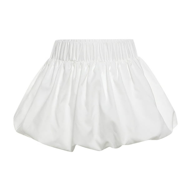 Fsqjgq Skirts for Women Plus Size Trendy Casual Pleated