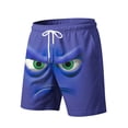 thumbnail image 4 of Ceisia Men's Quick Dry Swim Trunks with Pockets Elastic Waist Drawstring Mesh Lining Beach Shorts Gifts for Father, 4 of 5