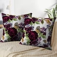 thumbnail image 3 of LALILO Throw Pillow Covers Colorful Butterfly With Watercolor Cushion Cover 18" x 18", 2 Pack, 3 of 6