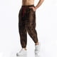 thumbnail image 5 of Pantalones largos para hombre, informales, de moda, con cintura elástica, estampados, parte inferior elástica, pantalones largos de lino y algodón., 5 of 5