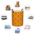 thumbnail image 4 of Balery Fall Cute Simple Scarecrow Cesta de ropa redonda con asas, impermeable, independiente, para ropa, juguetes, dormitorio y familia-Small, 4 of 6