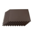 thumbnail image 1 of We Sell Mats 3/8 Inch Thick Multipurpose Exercise Floor Mat With Eva Foam Interlocking Tiles Anti-Fatigue For Home Or Gym 24 In X 24 In, 1 of 5