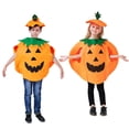 thumbnail image 3 of YeekTok Kids Pumpkin Halloween Costume Children's Day Stage Clothes kids Halloween Fancy-Dress Costume Orange, 3 of 9