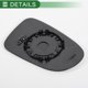 thumbnail image 5 of Reemplazo de vidrio de espejo retrovisor convexo del lado del conductor izquierdo calefaccionado para Ford Galaxy 1995-2006, 5 of 6