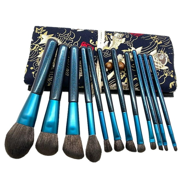 Brochas de maquillaje polvo de cara rubor para madre novias fiesta 12 x pinceles Zulema Cepillo cosmético