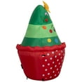 thumbnail image 2 of Multicolor Christmas Tree Cupcake Airblown Yard Inflatable, 39 inch, 2 of 5