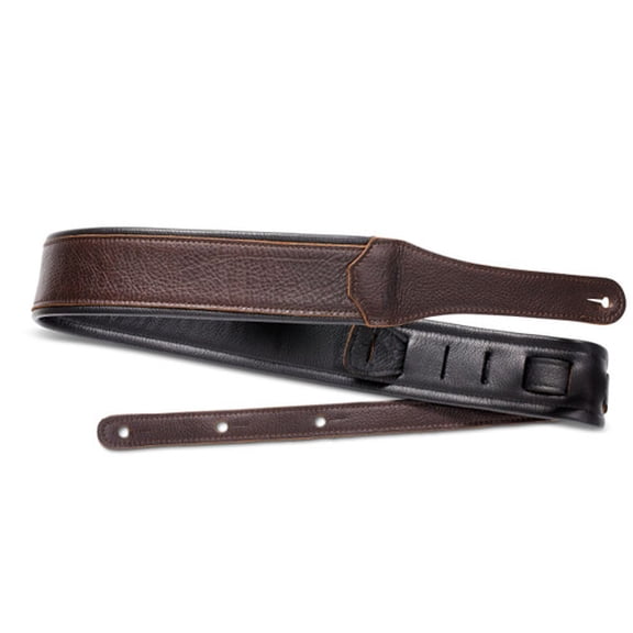 Taylor 2.5" Koa Plus Leather Strap , Black Stitching