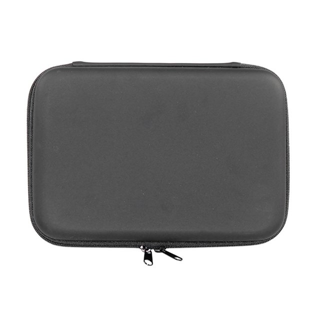 Caja de almacenamiento de alarma de mordedura de pesca con cremallera 9.8x6.9x2.2in para entusiastas de la pesca