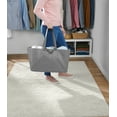 thumbnail image 3 of Mainstays Heavy Duty Open Top Storage Bag, Grey, 19 Gallon, 3 of 10